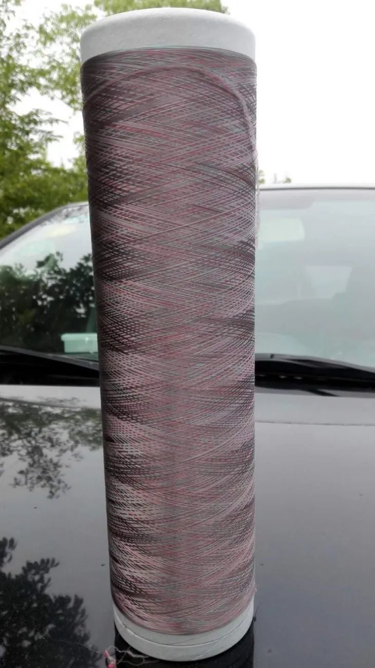 Complex Nylon Thiab Polyester Textured Xov Paj